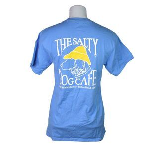 The Salty Dog Cafe Short Sleeve Tee Blue Hanes Beefy T Hilton Head Small